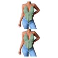 thumbnail image 1 of Minnieouse Chaleco con escote en V profundo, camisola con tirantes finos, Top corto sin espalda para niñas, accesorios de ropa de moda para vacaciones en Type1 NO1 Minnieouse CBP228838, 1 of 5