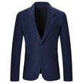 thumbnail image 2 of Jackets For Men Qiggri Mens Blazer Jacket Slim Fit Casual Single Breasted Sport Coats, 2 of 5