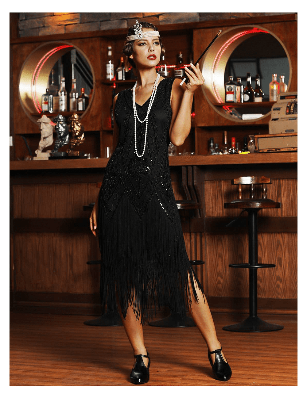 Ladies 1920 top flapper dress