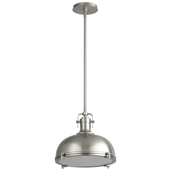 Oxygen Lighting - Ruvo - 16.5 Inch 24W 120V 1 LED Pendant-Satin Nickel Finish