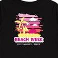 thumbnail image 4 of Inktastic Beach Week Puerto Vallarta Mexico with Palm Trees Girls Long Sleeve Toddler T-Shirt, 4 of 5