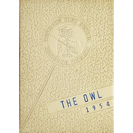 (Custom Reprint) Yearbook: 1954 Rustburg High School - Owl Yearbook (Rustburg VA)