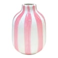 thumbnail image 7 of Ceramic Striped Vase, Hand-Painted Modern Nordic Boho Vase Small Decorative Flower Container for Table Kitchen Indoor Room Centerpiece, 7 of 7