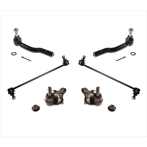 L & R Lower Ball Joints Sway Bar Tie Rods 6PC Kit for 11-16 CT200H 10-15 Prius