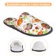 thumbnail image 3 of Balery Pantuflas de Casa de Felpa Silenciosas con Diseño Estampado, Zapatillas Cómodas Antideslizantes de Algodón para Interior-Medium, 3 of 8