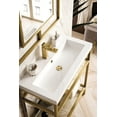 thumbnail image 3 of James Martin Vanities C105-V31.5-Sc-Gw-Wg Boston 31-1/2" Single Basin Stainless Vanity Set, 3 of 6