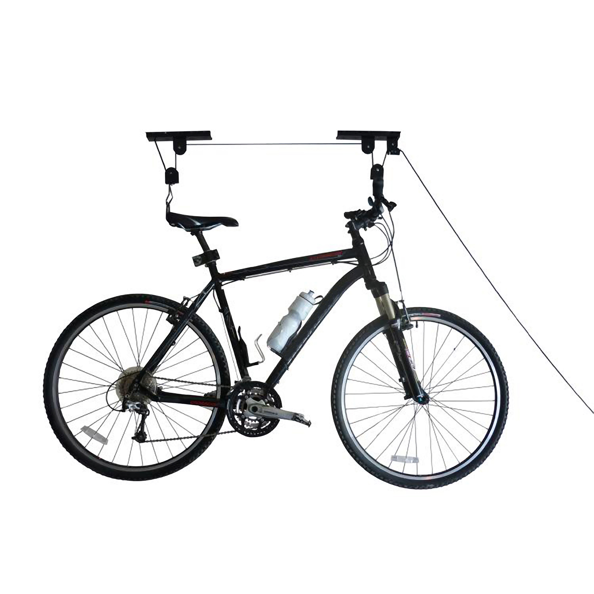 Bike Hanger ? Overhead Hoist Pulley System with 100lb Capacity for Bicycles or Ladders ? Secure Garage Ceiling Storage by Rad Cycle - image 5 of 8