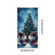 thumbnail image 3 of Decoración navideña para puertas | Escena de Papá Noel entregando regalos | Decoración festiva para marcos de puertas y paredes interiores, 3 of 6