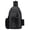 Black, variant on YIFAEUX Fishing Bag with Rod Holder Waterproof Nylon Fishing Accessories Sling Bag Lightweight Outdoor Hiking Hunting Fishing Gear Single Shoulder Storage Pouch