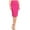 Mangenta, variant on Women's Solid Basic Casual Knee High Waist Stretch Bodycon Pencil Skirt