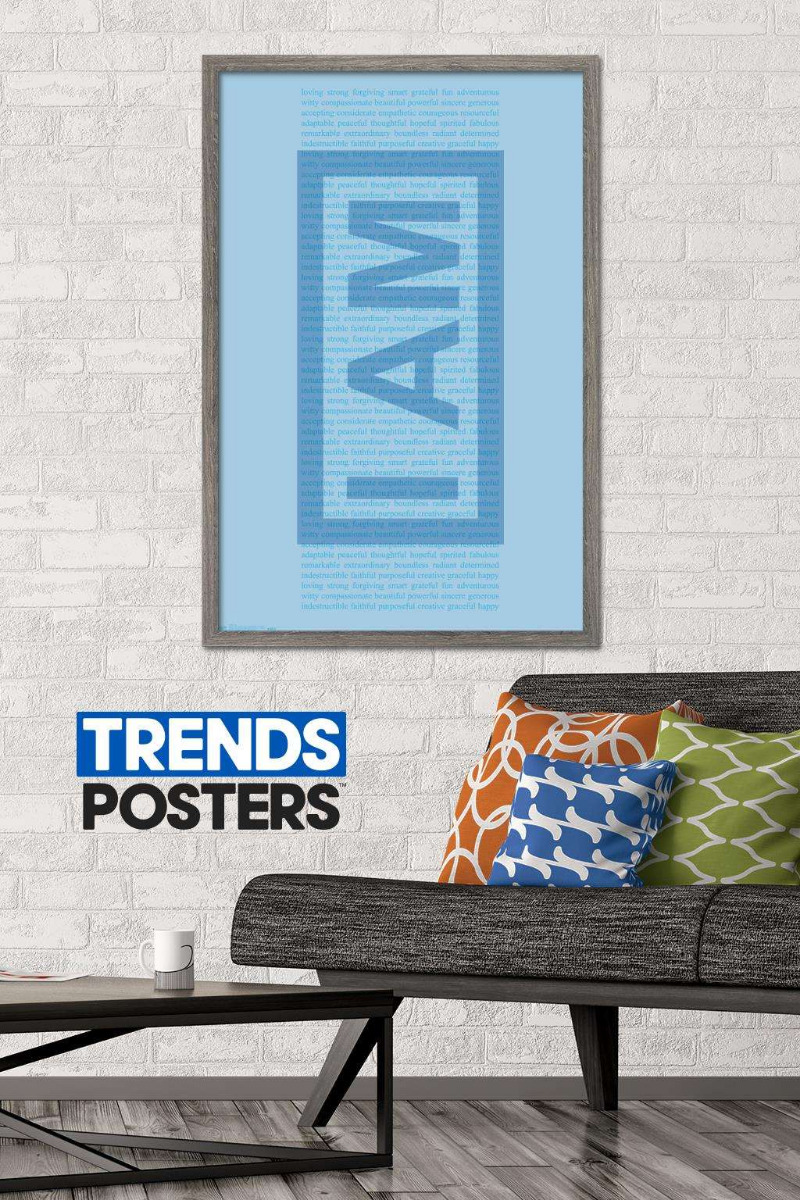 I Am - Text Wall Poster, 22.375" x 34", Framed