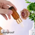 thumbnail image 3 of Frasco cuentagotas de vidrio PrettyCare, 15 ml (paquete de 24), color ámbar, 3 of 9