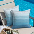 thumbnail image 2 of Throw Pillow Covers, Blue Grey Summer 24x24 Pillow Covers for Couch/Sofa/Bed, Farmhouse Beach Blue Wooden Decorative Square Linen Cushion Pillowcase for Home Decor, 2 of 9