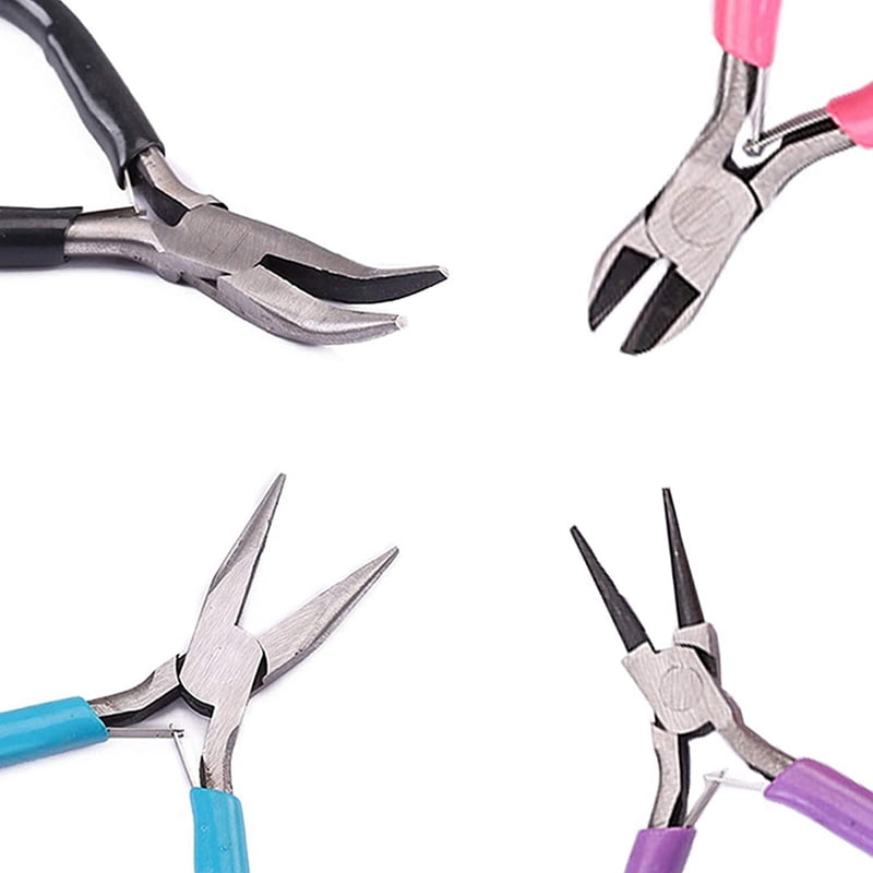 8 Pack Jewelry Pliers Jewelry Making Pliers Tools Kit for Wire Wrapping Earring Supplies
