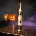 thumbnail image 4 of Aurorax Halloween Decoration Indoor Party,Gothic Home Decor Wizard Hat Black Taper Gothic Lighting, 4 of 6