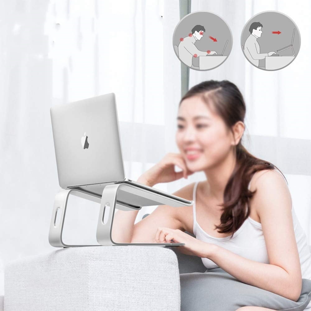 MEGICOT Laptop Stand Compatible with 10 to 17 inch Laptops, Ergonomic Elevator Metal Riser Detachable Laptop Holder Compatible with MacBook Air Pro, Dell XPS, Lenovo and More