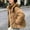 42#Coffee, variant on Womens Casual Loose Short Winter Quilted Cotton-padded Jacket Stand-up Collar Button Front Coat With Pockets Solid Color Oversized Jacket