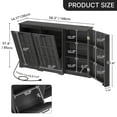 thumbnail image 4 of Uforic Kitchen Storage Cabinet with Shelves & Doors, Sideboard Cabinet for Double 13-gal Trash Bins, Gray, 4 of 8
