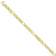 thumbnail image 3 of 14K Yellow Gold 6.5mm 8.25mm Solid Hand-Polished 3 & 1 Flat Anchor Bracelet, 3 of 5