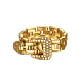thumbnail image 1 of Anillo Ajustable Cinturón Hebilla Banda Anillo Metal Suave Cadena Cinturón Hebilla Anillo Joyería Noticed AP005645-00, 1 of 6