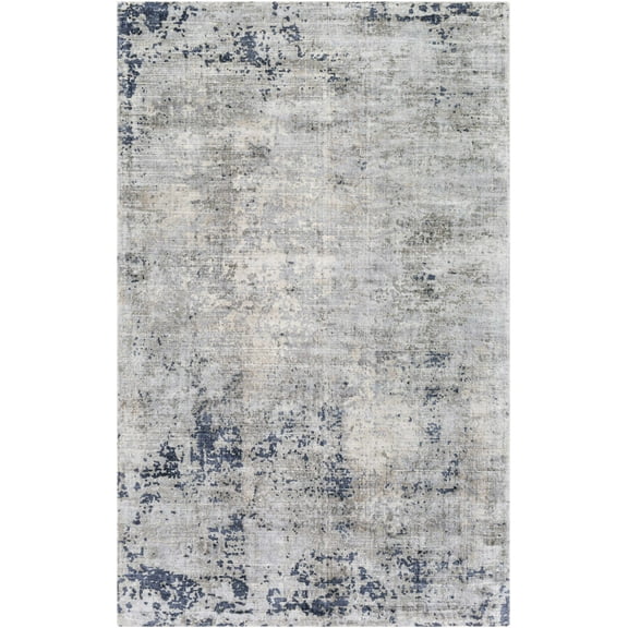 BoutiqueRugs Yandina Contemporary Area Rug - Navy, Gray, Beige - 2' x 3'