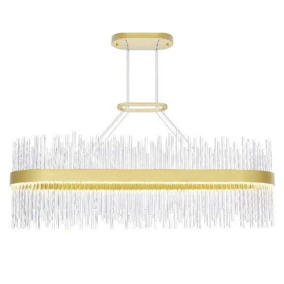 CWI Lighting Genevieve Transitional Metal LED Chandelier in Medallion Gold