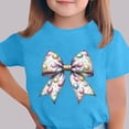 thumbnail image 4 of Manga Corta Crop Top para Niños Niños Pascua Impresa Cuello Redondo Casual Camiseta Tee para 3-14 Años, 4 of 5