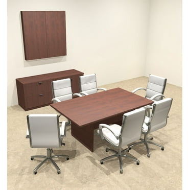 Modern Rectangular 6' Conference table, #OT-SUL-C17