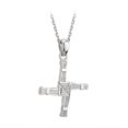 thumbnail image 1 of Biddy Murphy St. Brigid Cross Necklace Sterling Silver Two Sided Made in Ireland, 1 of 1