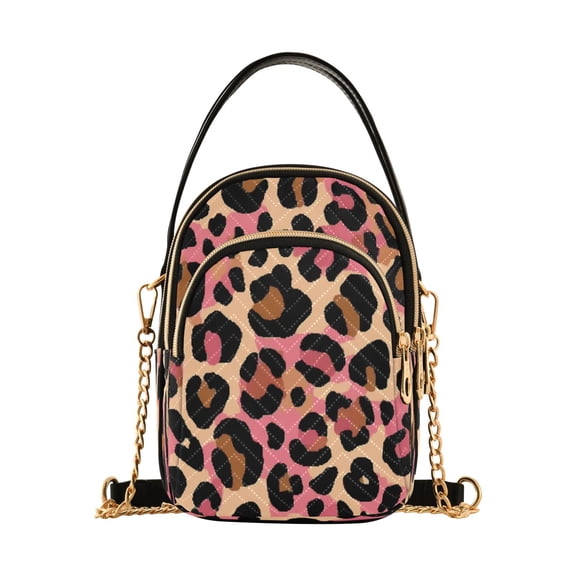 IAUYY Small Crossbody Bags for Women 15*21*8cm Leather Purses for Women Removable Strap with 3 Zipper Pocket Applicable to Birthday Gifts for Women,Smooth Vector