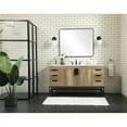 thumbnail image 6 of 60 inch single bathroom vanity in natural oak, 6 of 8
