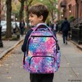 thumbnail image 6 of Chririnla Gradient Color Leopard Print School Bag with Lightweight, traspirante Multi-Pocket 17 Inch Kids Backpack for Camping Elementary, 6 of 10