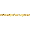 thumbnail image 3 of Everly Women's 5mm 10k Yellow Gold Rope Chain Necklace, 3 of 9