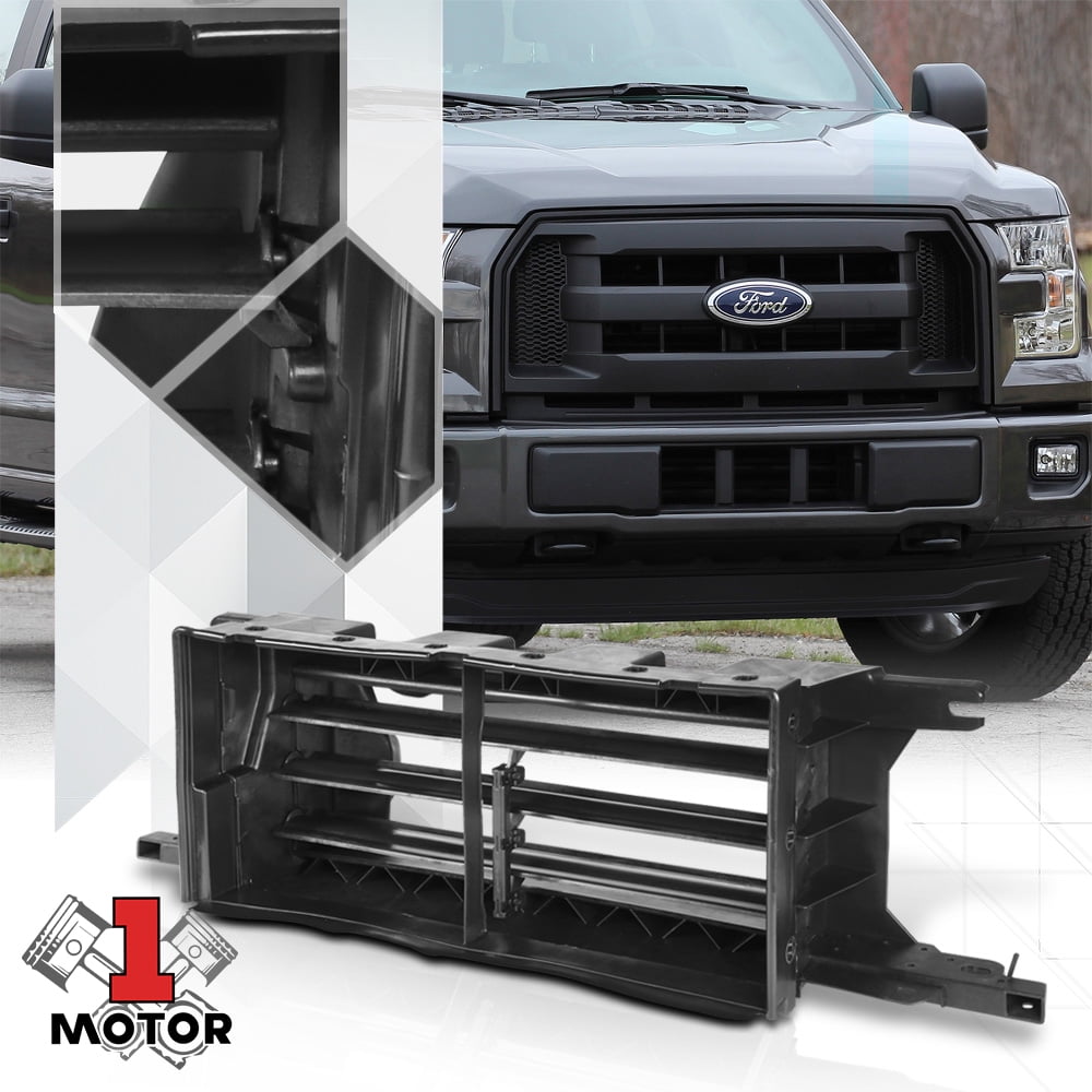 Radiator Air Control Lower Grille Vent Shutter for 1517 Ford F150 2.7