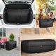 thumbnail image 5 of Bolsa de almacenamiento King Size de 3 piezas de 180 L con cremallera, caja de almacenamiento móvil de jardín impermeable Oxford más gruesa, plumón, decoración navideña (negro 180 L), 5 of 5