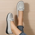 thumbnail image 3 of CHICVOMEY Cute Bow Flats for Women Loafers Business Casual Loafers Shoes with Arch Support Penny Loafers Slip On Dressy Shoes Comfort Flats for Walking&Work, 3 of 7