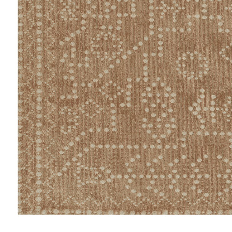 Mainstays Rust Medallion Indoor 5' x 7' Area Rug