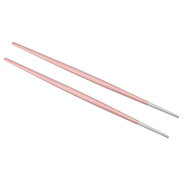 Fdit Silver Chopstick,304 Stainless Steel Chopstick Japanese Sushi Chopsticks Tableware Set