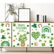 thumbnail image 1 of Adhesivos para ventanas del Día de San Patricio | Calcomanías de pared para la decoración del hogar con temática irlandesa, 1 of 4