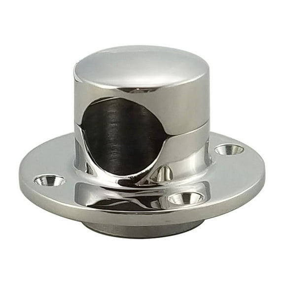 White Water AS7520S Stainless Steel Hinged Round Chain / Rope Deck Pipe