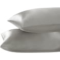 thumbnail image 5 of Pillowcase for Hair and Skin Natural Pillow Case with Envelope Closure, Both Side (Silver, Queen-2 Pack) 51*76cm, 5 of 5