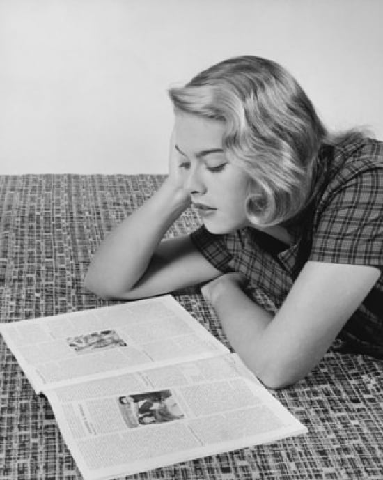 Young Woman Lying O