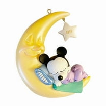 1999 Baby Mickey’s Sweet Dreams (Mickey & Co.) Hallmark Keepsake Christmas Tree Ornaments QXD4087