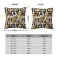 thumbnail image 2 of Yiaed Cute Dog Print Pillow Covers Super Soft Decorative Square Throw Pillow Covers Case Cushion Covers for Sofa Couch Bedroom Car Decor（No pillow core）-26"x26", 2 of 7
