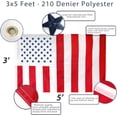 thumbnail image 2 of Anley EverStrong Series US National Civil Peace Flag 3x5 Foot - Embroidered Stars and Sewn Stripes - American Civil Peace Flags, 2 of 7