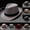 Black, variant on Unisex Retro British Jazz Hat Outdoor Travel Sun Shade Hat for Men Women