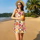 thumbnail image 3 of Fotbe Donut Vestido de Verano sin Mangas para Mujer – Vestido Midi Línea A, Estilo Camiseta Floral, Vestido Playero Casual y Fluido, 3 of 7