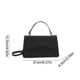 thumbnail image 2 of Elegant Women's Handbag with Crossbody Strap, Versatile & Compact Leather Shoulder Bag, Stylish Textured Small Squares Design for Daily Use, 2 of 5