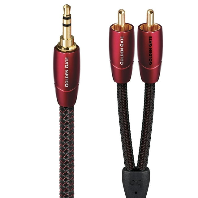 Cable de interconexión de audio AudioQuest Golden Gate de 3,5 mm a RCA