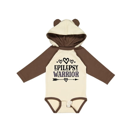 

Inktastic Epilepsy Warrior Awareness Support Girls Long Sleeve Baby Bodysuit
